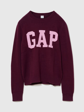 Suéter con logo de GAP de cuello redondo.