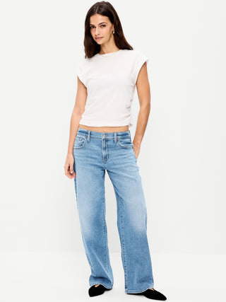 Low-Rise Loose Jeans.