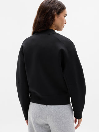 Sudadera tipo bomber de punto Form.