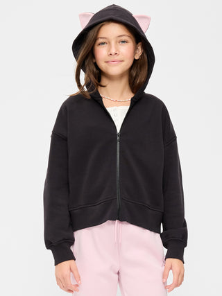 Fleece Full-Zip Hoodie for Girls.