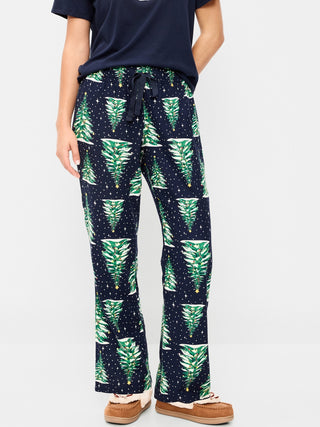 Pantalón de pijama de franela de mujer.