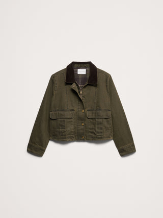 Denim Trapeze Jacket.