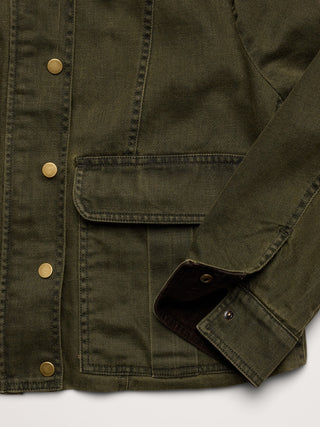 Denim Trapeze Jacket.