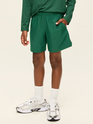 Elastic Waist Sports Shorts, Boy