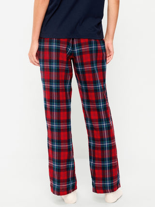Pantalones de pijama de franela.
