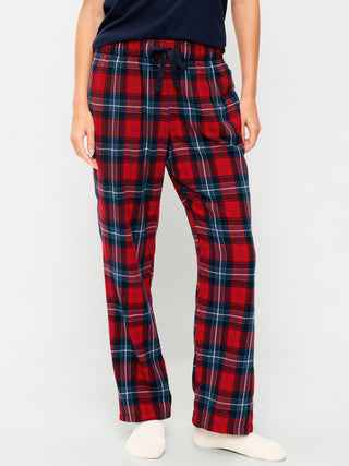 Pantalones de pijama de franela.
