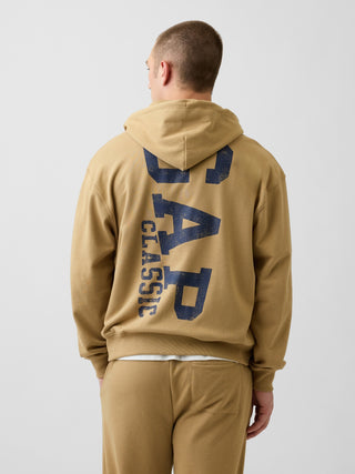 Relaxed Gap Logo French Terry Zip Hoodie.