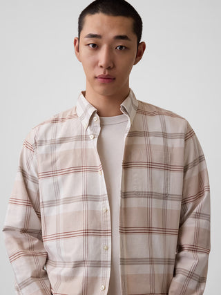 Long Sleeve Plaid Shirt