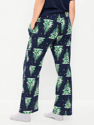 Pantalón de pijama de franela de mujer.