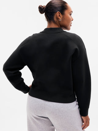 Sudadera tipo bomber de punto Form.