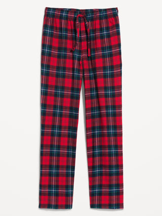 Pantalón de pijama de franela para hombre.
