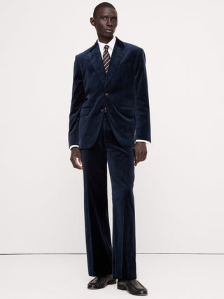 Tailored Slim Velvet Blazer.