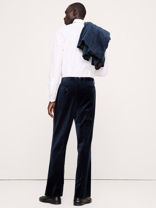 Straight Velvet Suit Pant.