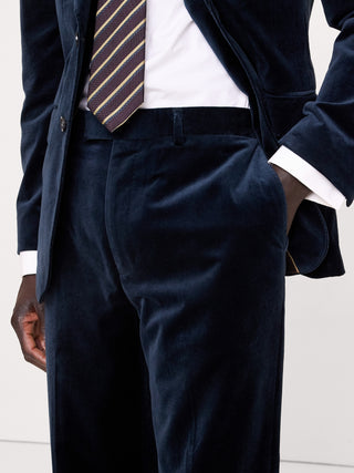 Straight Velvet Suit Pant.