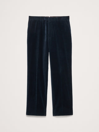 Straight Velvet Suit Pant.