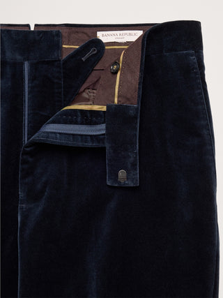 Straight Velvet Suit Pant.