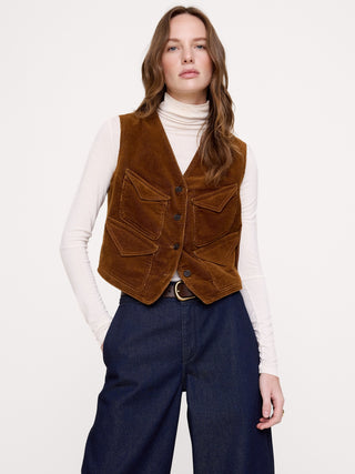 Corduroy Pocket Vest.