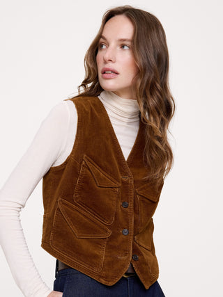 Corduroy Pocket Vest.