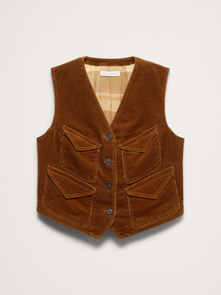 Corduroy Pocket Vest.