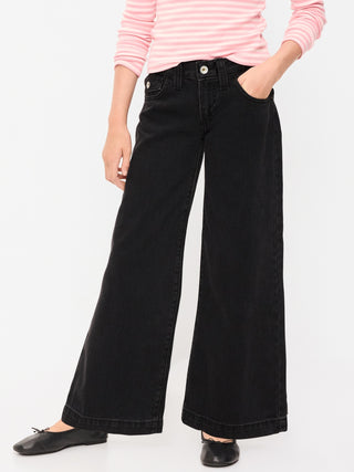 Low-Rise Super Baggy Wide-Leg Jeans for Girls.