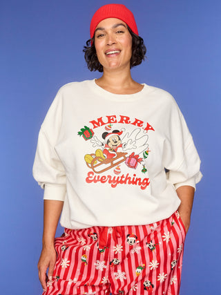 Sudadera extragrande con estampado de Old Navy x Disney para mujer.