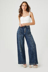 Jeans Cargo de Pierna Ancha