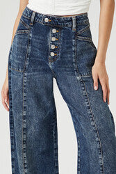 Jeans Cargo de Pierna Ancha