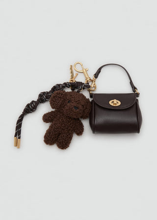 Llavero en Forma de Bolso con Osito