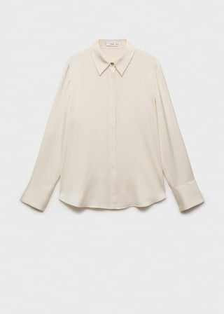 Camisa Manga Larga Satinada