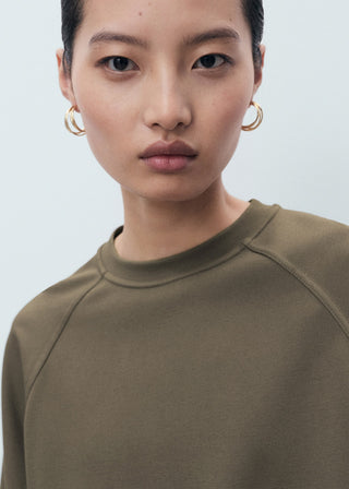 Sudadera Oversize Cuello Redondo