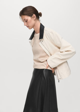 Enagua Midi Efecto Piel