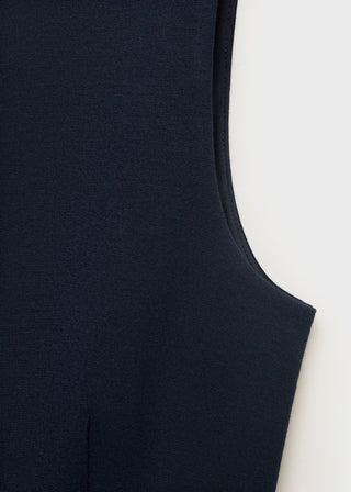 Blusa Entallada con Detalle Cremallera