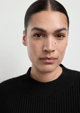 Sudadera Peplum Cuello Redondo