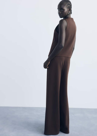 Chaleco Recto con Botones Joya