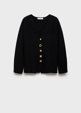 Chaqueta de Punto con Botones Joya