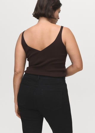 Jeans Flare Talle Medio con Bolsillos