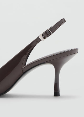 Zapato de Tacón Efecto Charol