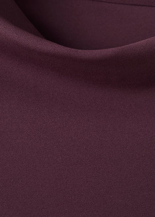 Vestido Midi con Escote Asimétrico