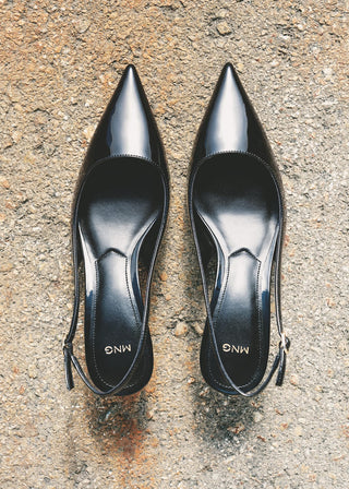 Zapato de Tacón Efecto Charol