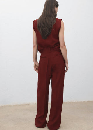 Pantalón Talle Alto con Pinzas