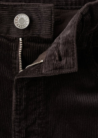 Jeans Wide Leg de Pana con Bolsillos