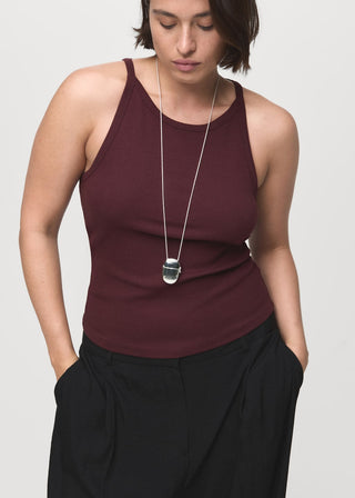 Blusa sin Mangas de Canalé
