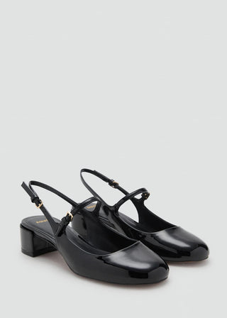 Zapato de Tacón Efecto Charol