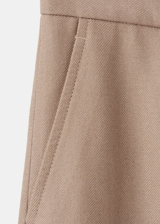 Pantalón Talle Medio Mezcla de Lana