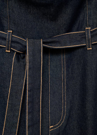 Enterizo Denim con Detalle Cinturón