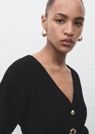 Chaqueta de Punto con Botones Joya