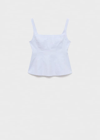 Blusa de Tirantes Corte Acampanado