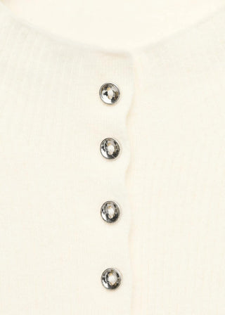 Cárdigan de Punto con Detalle Botones