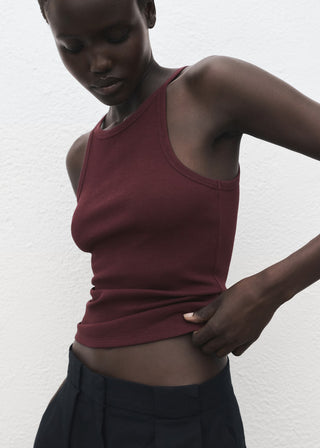 Blusa sin Mangas de Canalé