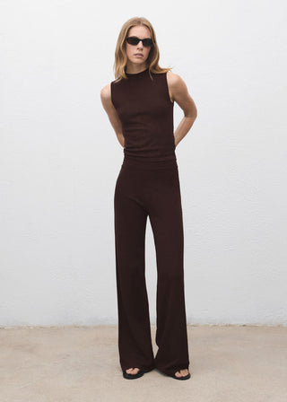 Pantalón Wide Leg Talle Medio